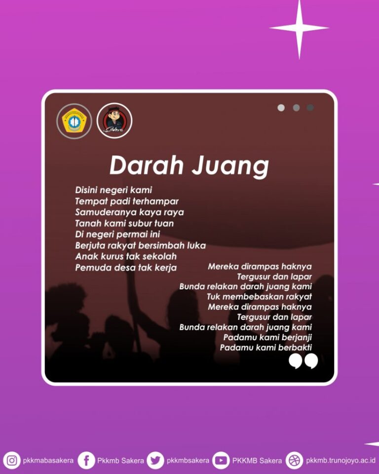 Lirik Lagu Darah Juang, Simbol Perlawanan Mahasiswa di Jalananerlawanan Mahasiswa di Jalanan